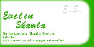 evelin skamla business card